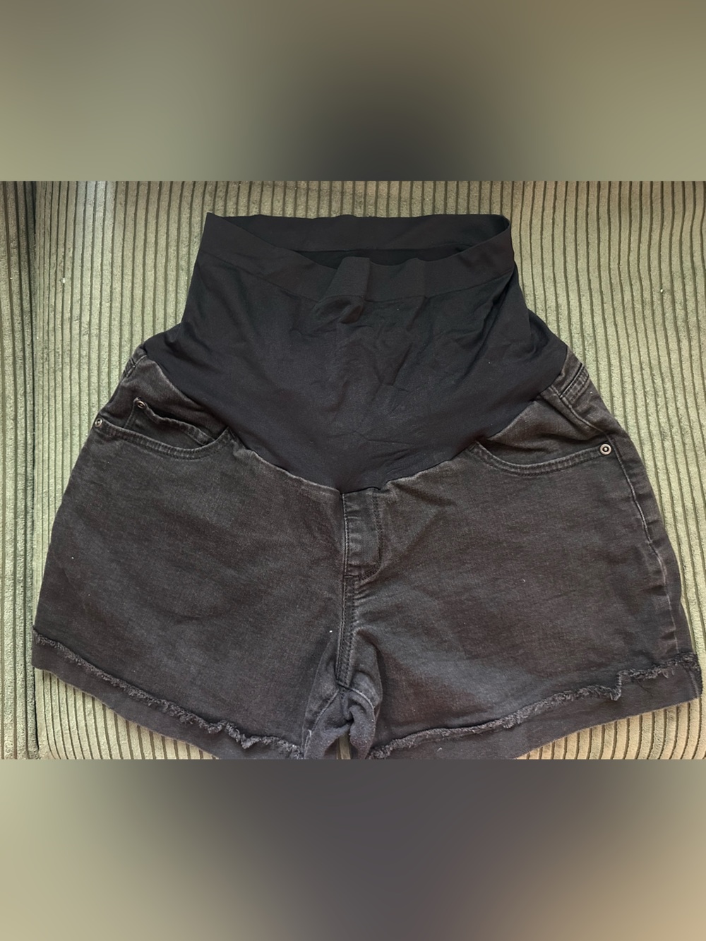 Black Sonoma Maternity Shorts